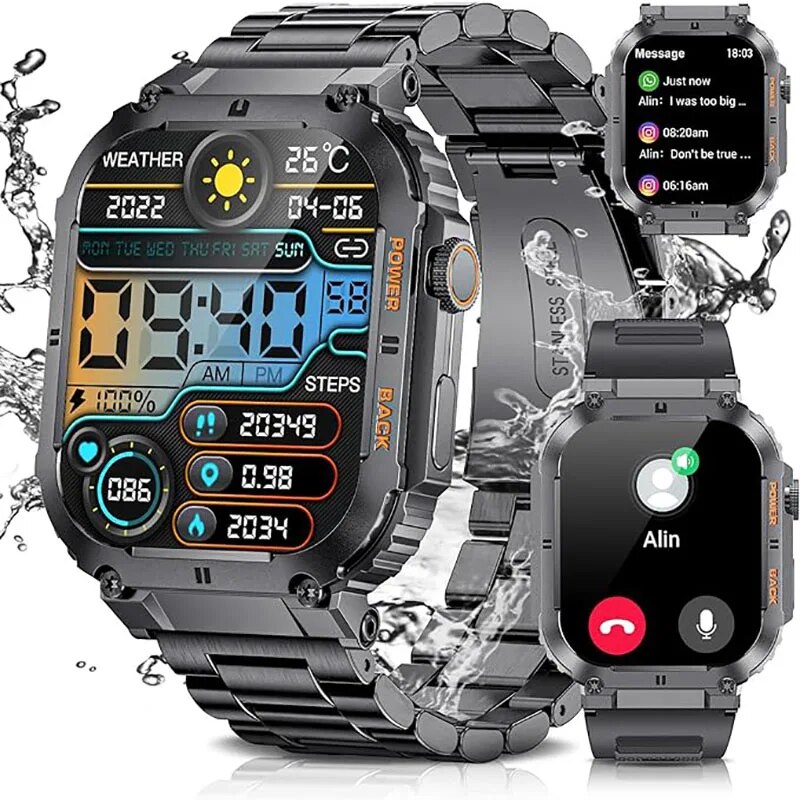 Outdoor Sport Smart Watch - LIGE Outdoor Sports Fitness Smartwatch For