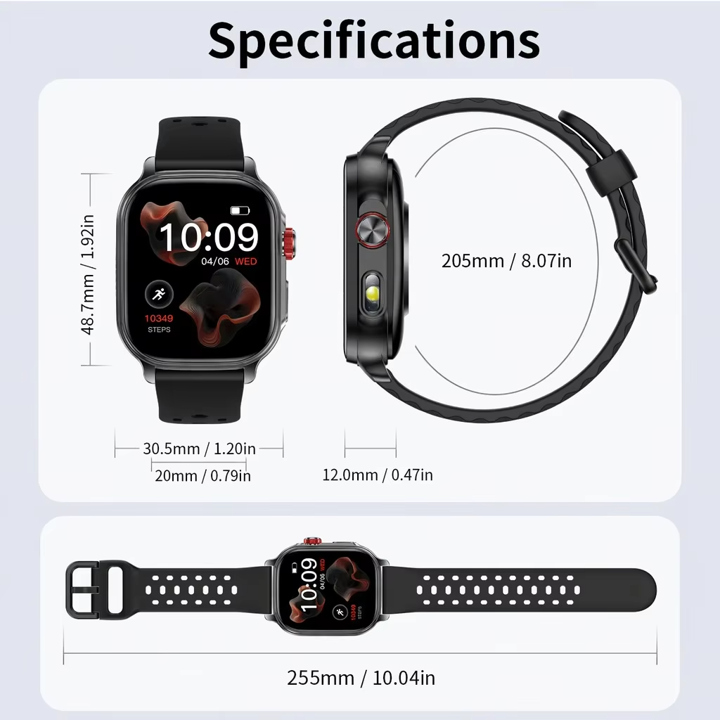2026 Smart Watch 2.01'' Fitnes - Outdoor Sport Smart Watch recension och pris