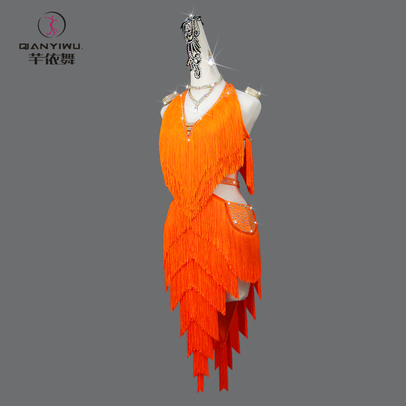 New Latin Dance Tassel Dress W - Outdoor Sport Dress recension och pris