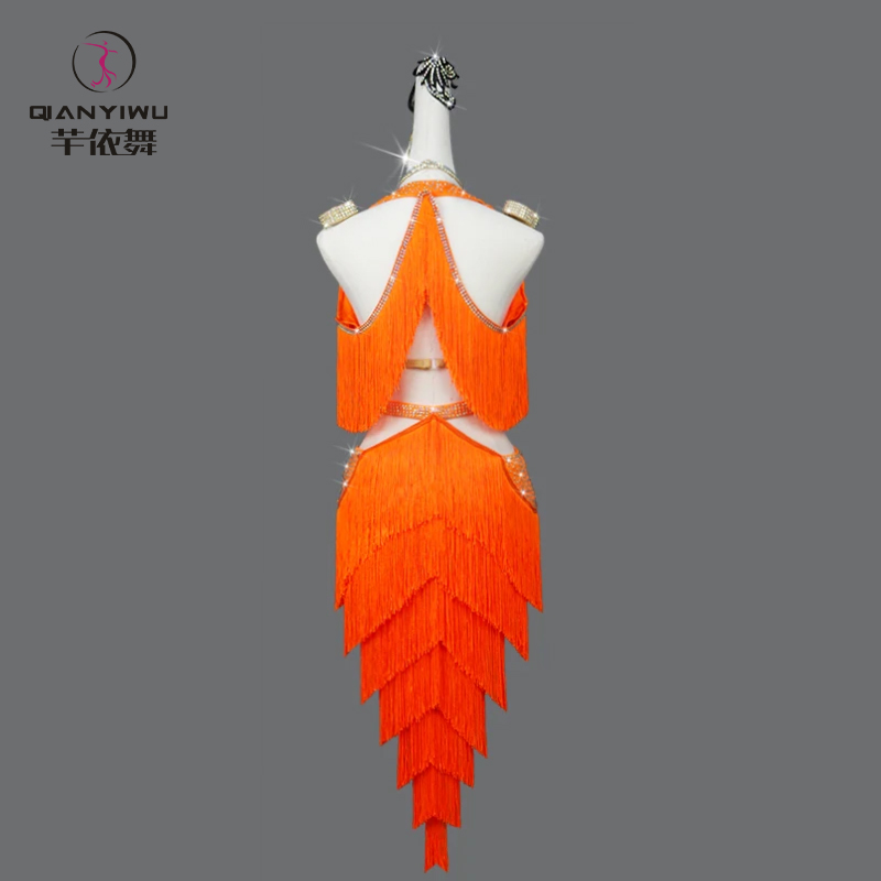 New Latin Dance Tassel Dress W - Outdoor Sport Dress recension och pris