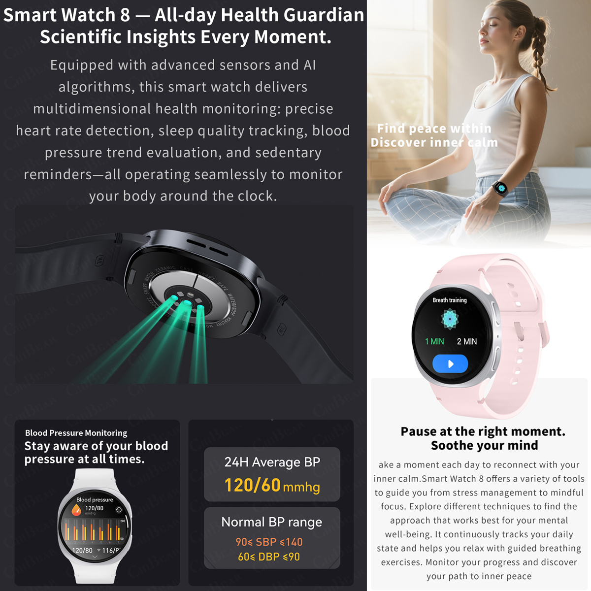 2026 New Watches 8 Mini GPS Tr - Outdoor Sport Smart Watch recension och pris