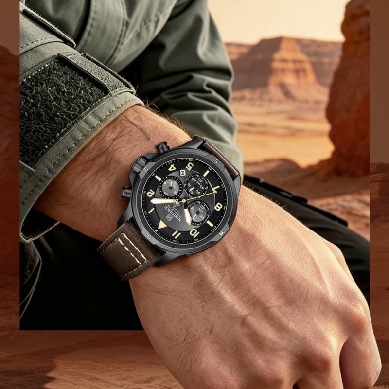 NAVIFORCE Male Stylish Chronog - Outdoor Sport Smart Watch recension och pris