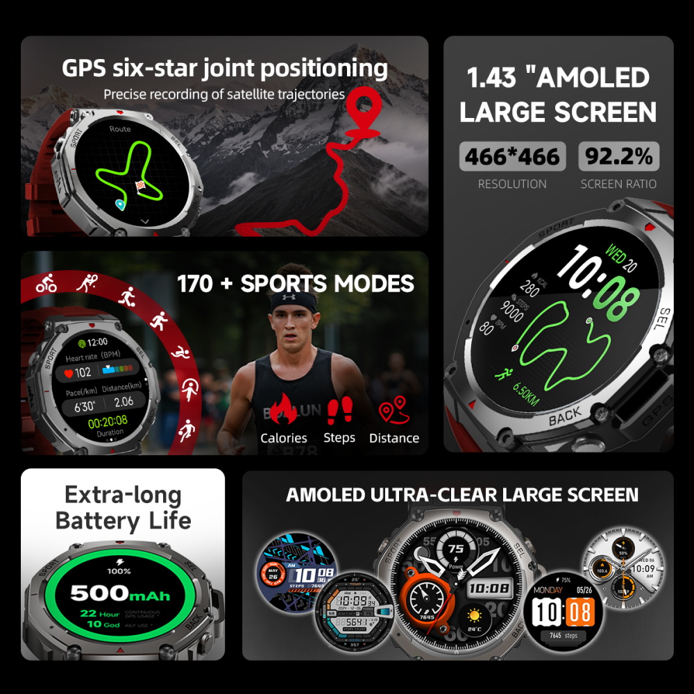 SKMEI Military Outdoor Sport S - Outdoor Sport Smart Watch recension och pris