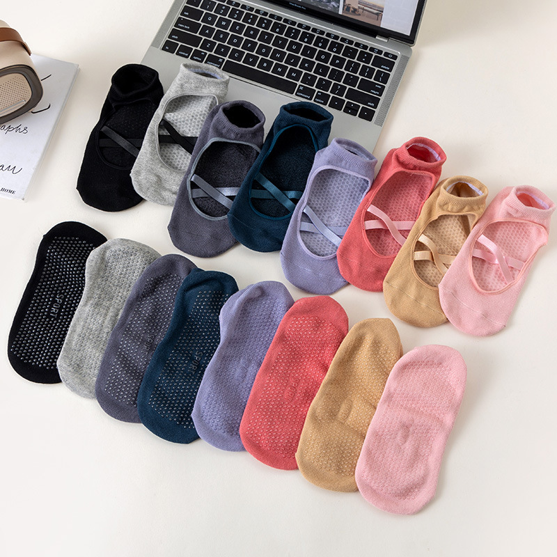 1-2 Pairs Women's Non-Slip Yog - Trampoline Park Sock recension och pris