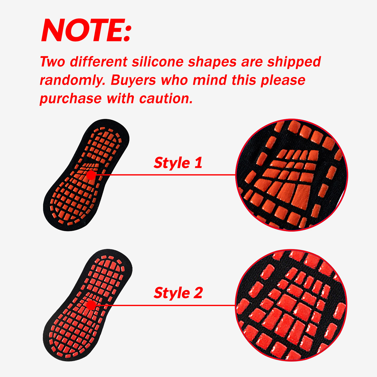 1/4 Pairs Unisex Silicone Non  - Trampoline Park Sock recension och pris