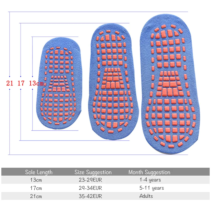 Children Adults Anti-Slip Sock - Trampoline Park Sock recension och pris