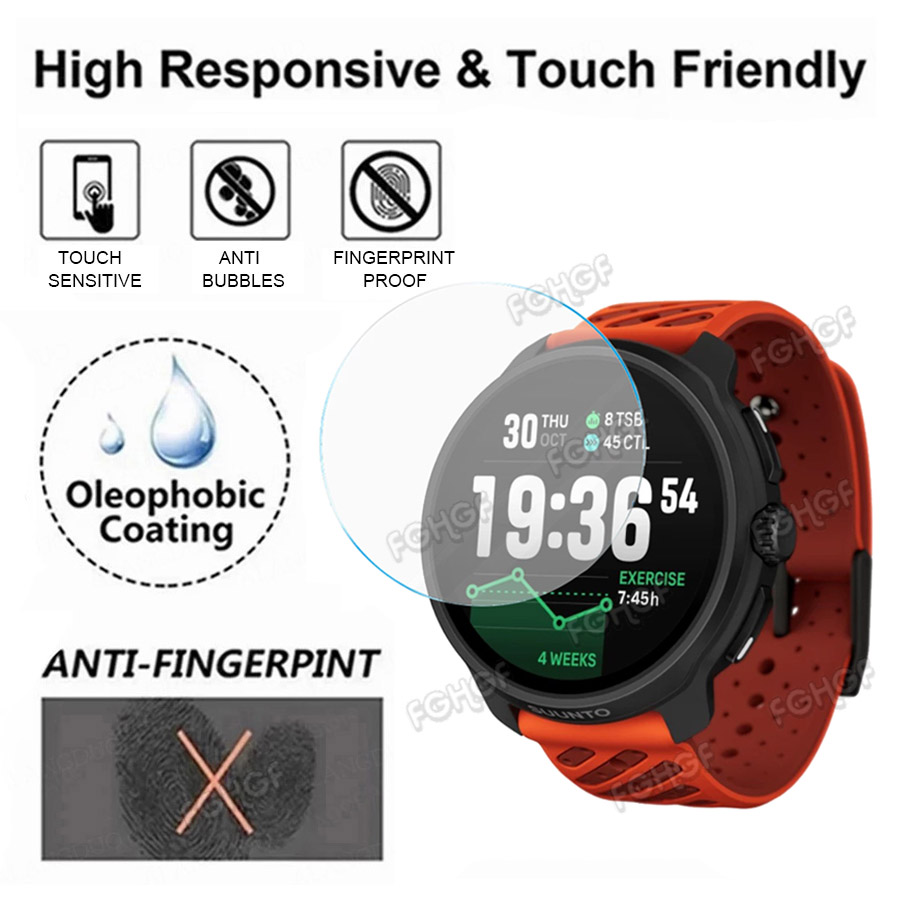 Tempered Glass Protective Film - Outdoor Sport Smart Watch recension och pris