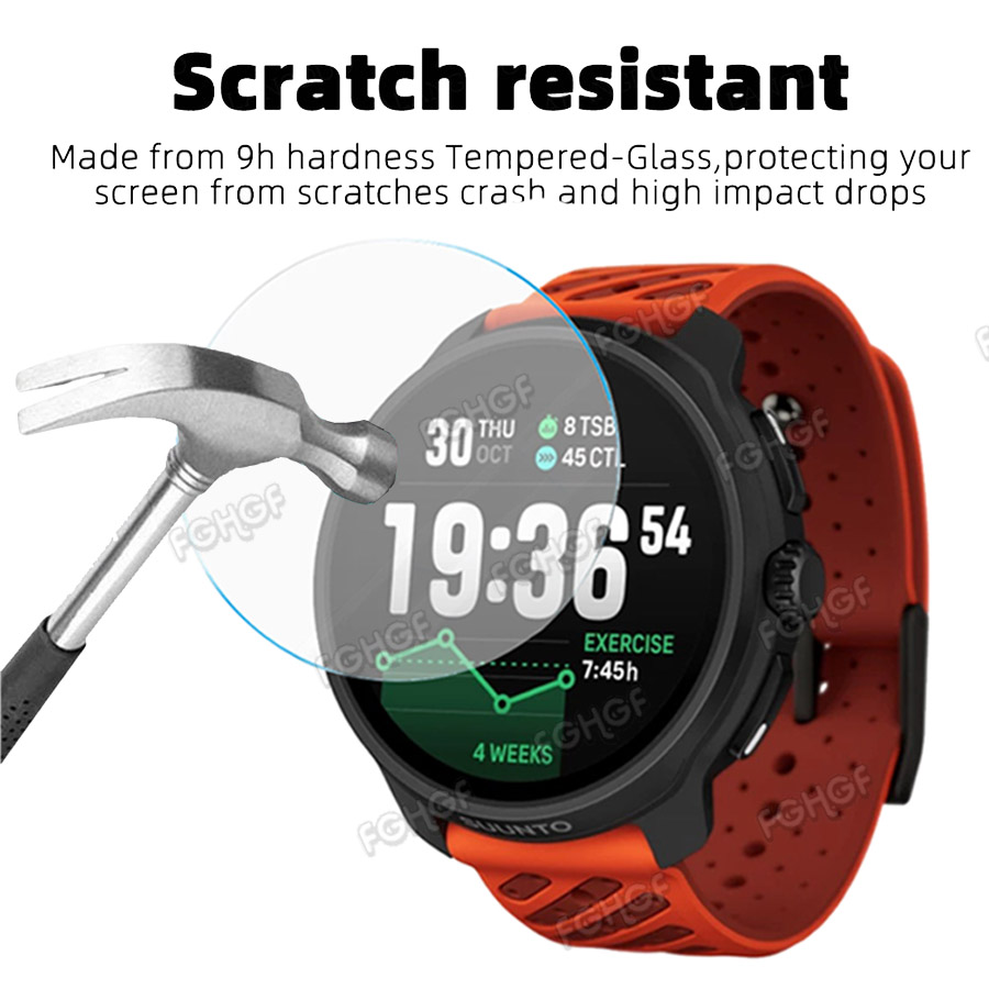 Tempered Glass Protective Film - Outdoor Sport Smart Watch recension och pris