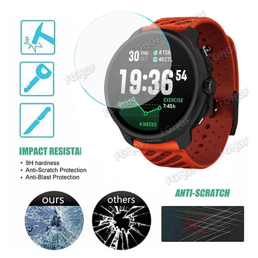 Tempered Glass Protective Film - Outdoor Sport Smart Watch recension och pris
