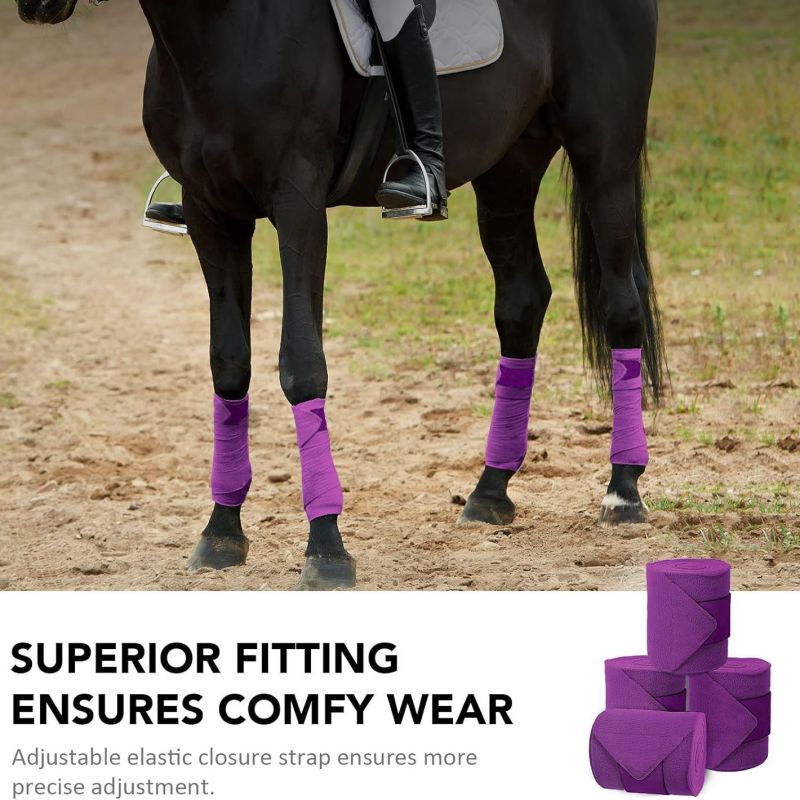 Horse Polo Leg Wraps Soft Flee - Polo Wraps Fleece recension och pris