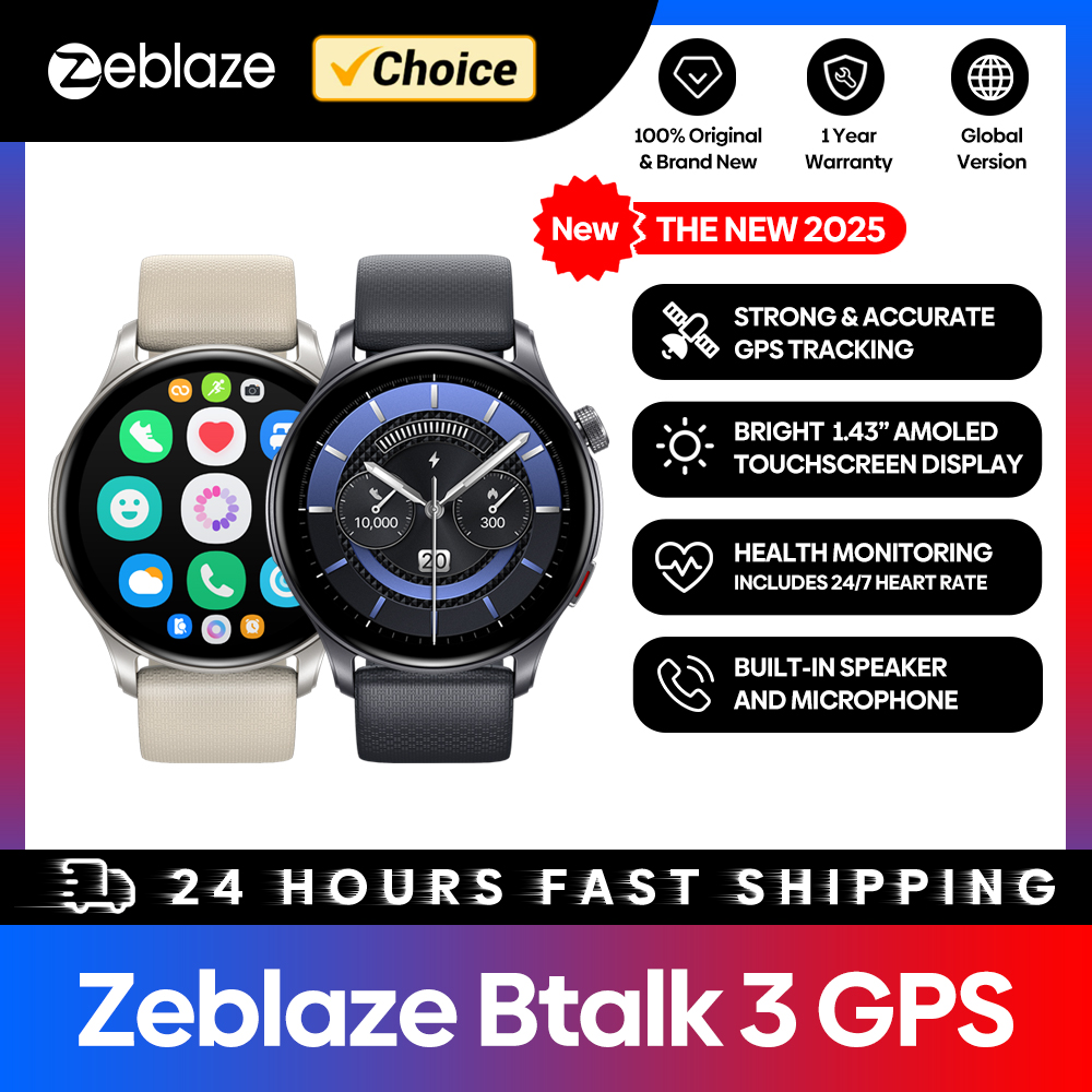 New Zeblaze Btalk 3 GPS Smartw - Outdoor Sport Smart Watch recension och pris